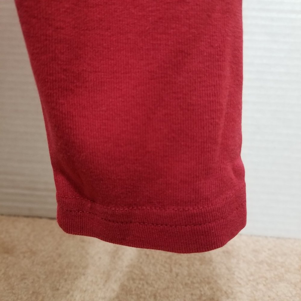 Eddie Bauer Top Small Solid Basic Long Sleeve Lay… - image 7